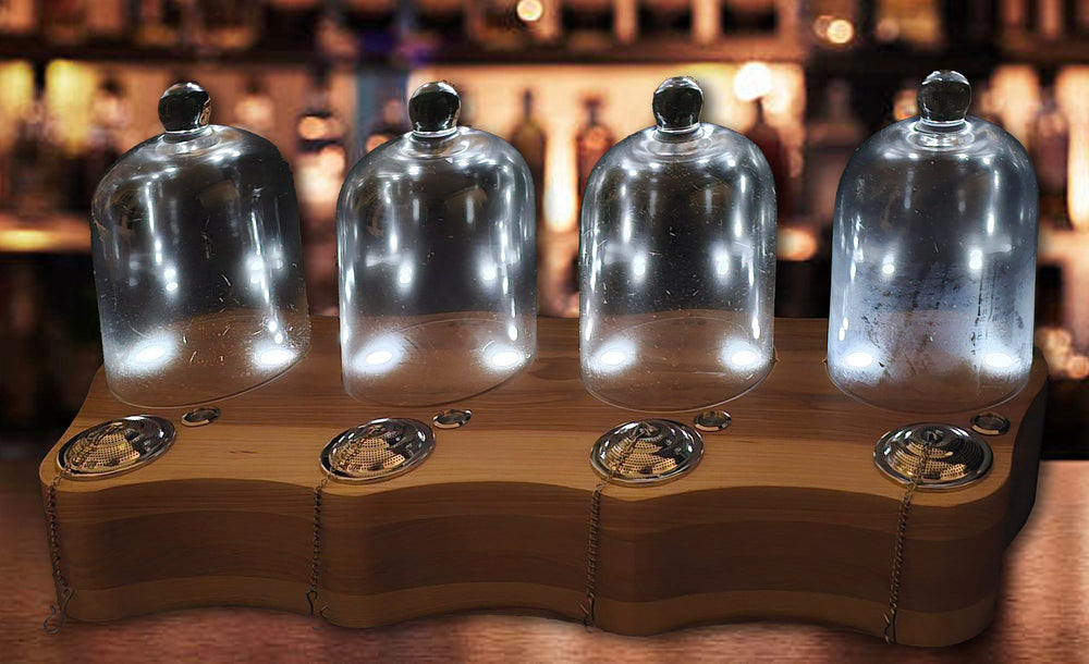 Speakeasy Smoker ™ MINI 4-top  Commercial LED Cocktail Smoker